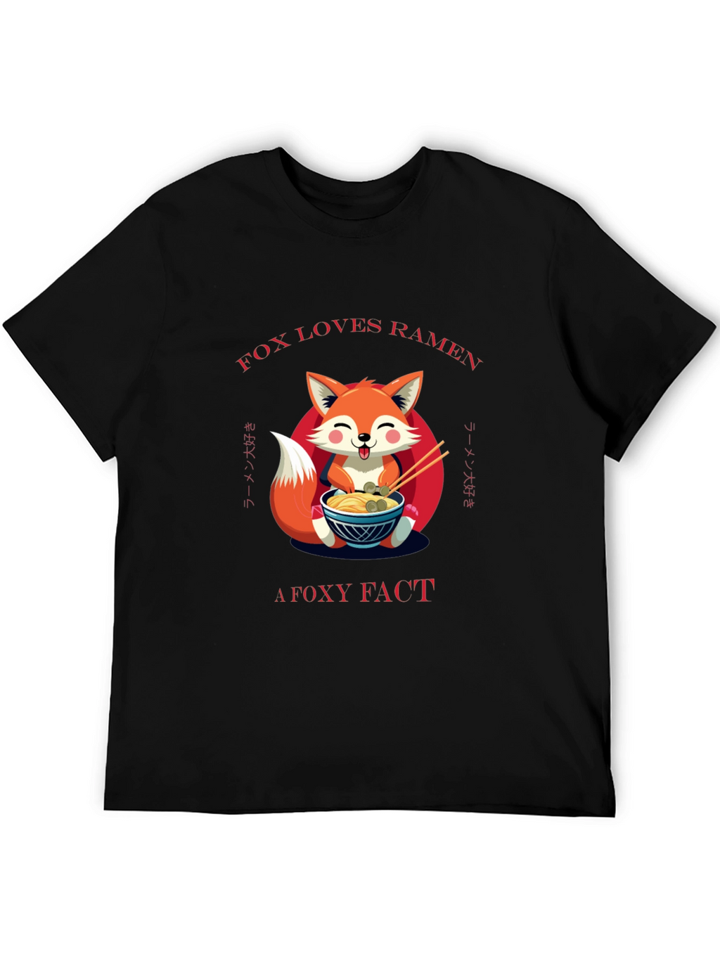 Fox Loves Ramen T-Shirt: A Foxy Fact!