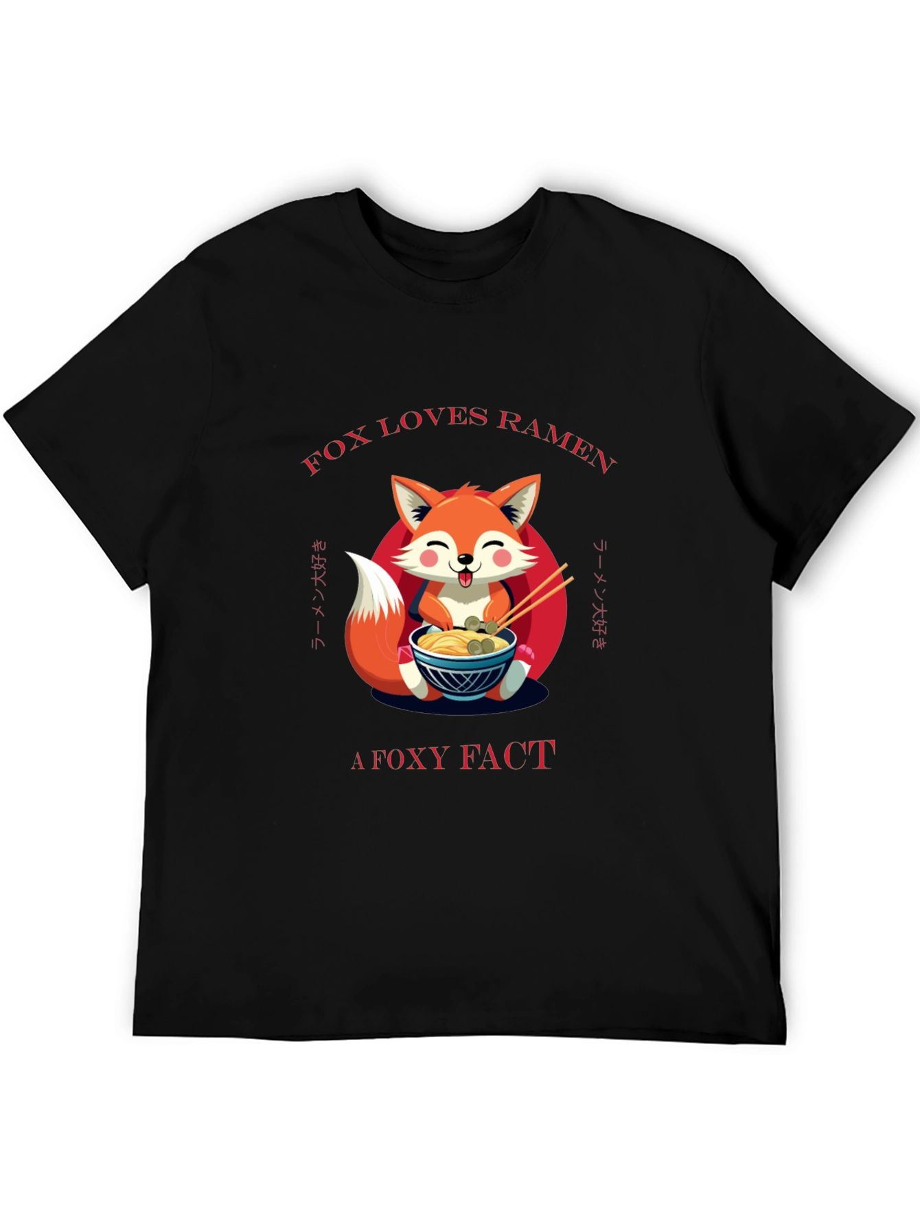 Fox Loves Ramen T-Shirt: A Foxy Fact!