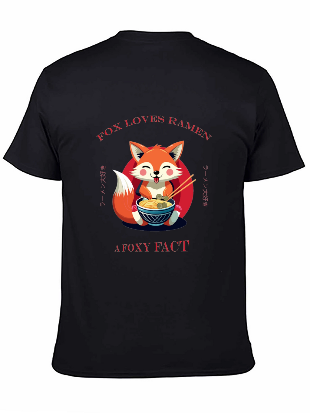 Fox Loves Ramen T-Shirt: A Foxy Fact!