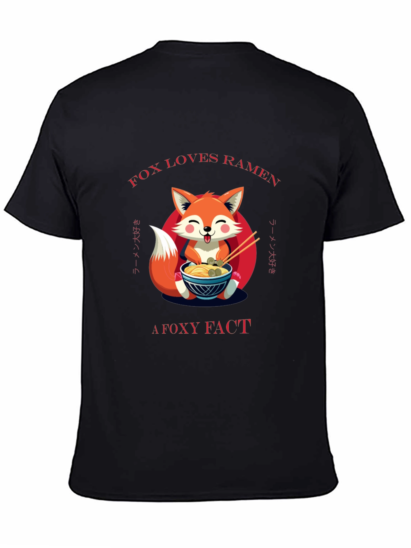 Fox Loves Ramen T-Shirt: A Foxy Fact!