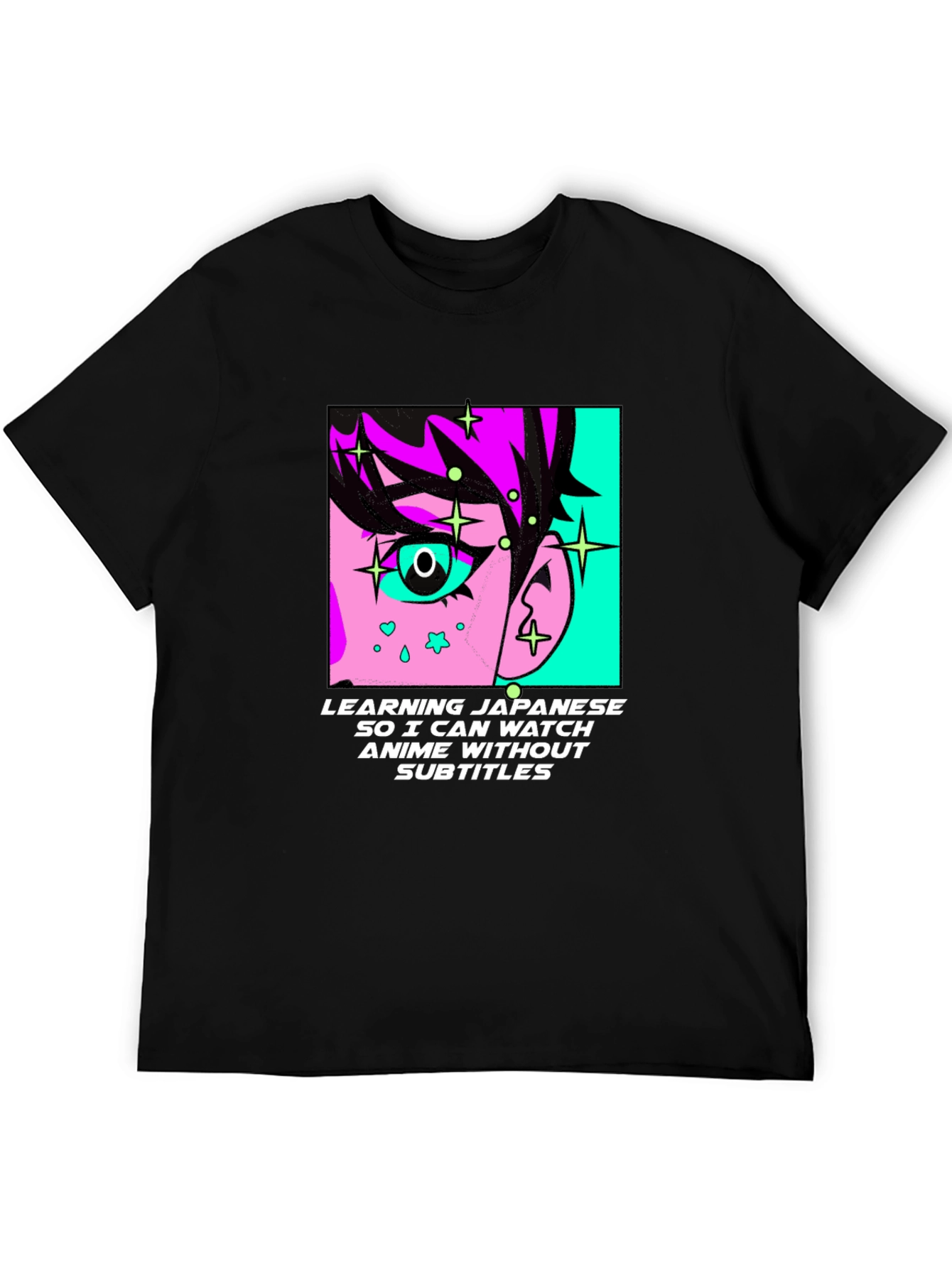 Anime Lover T-Shirt: Learning Japanese Design