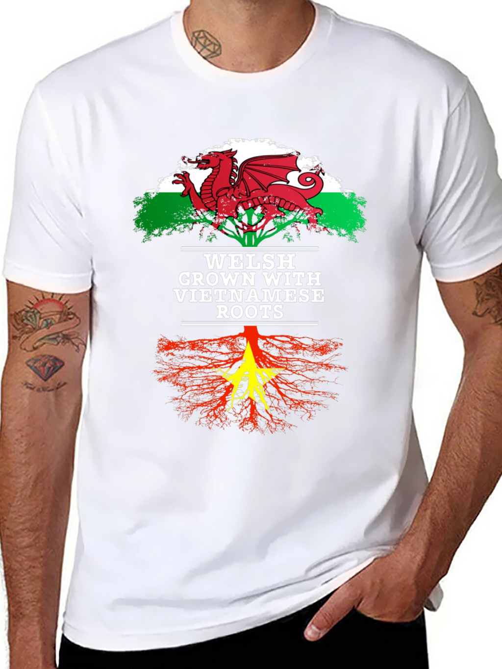 Welsh Grown Vietnamese Roots T-Shirt