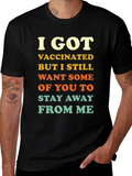 I Got Vaccinated Funny T-Shirt
