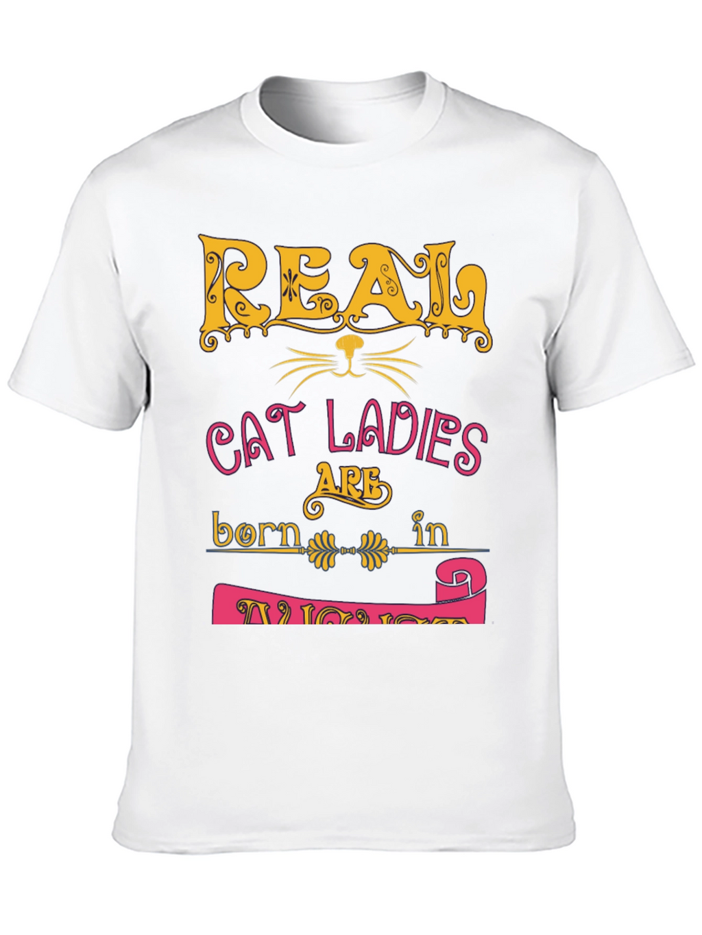 Real Cat Ladies Born in November Graphic T-Shirt