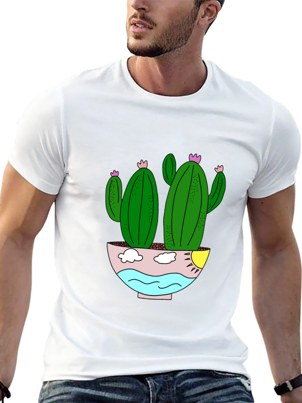 Cactus Bowl Graphic Tee