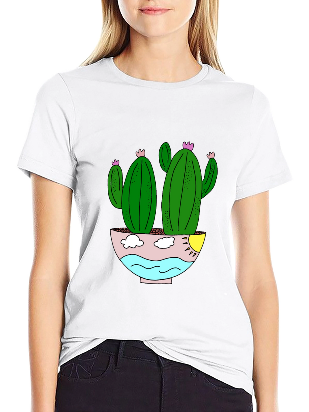 Cactus Bowl Graphic Tee