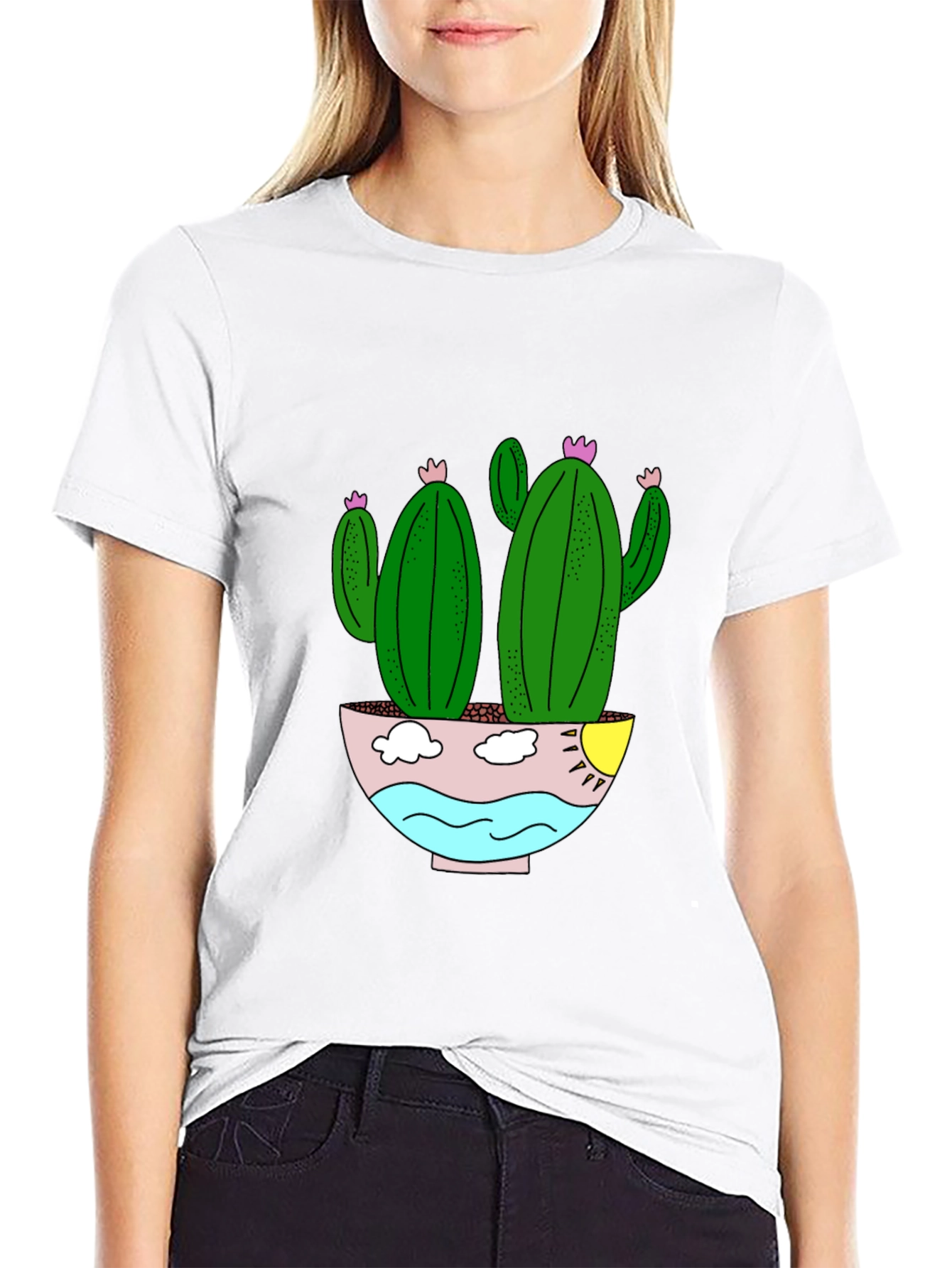Cactus Bowl Graphic Tee