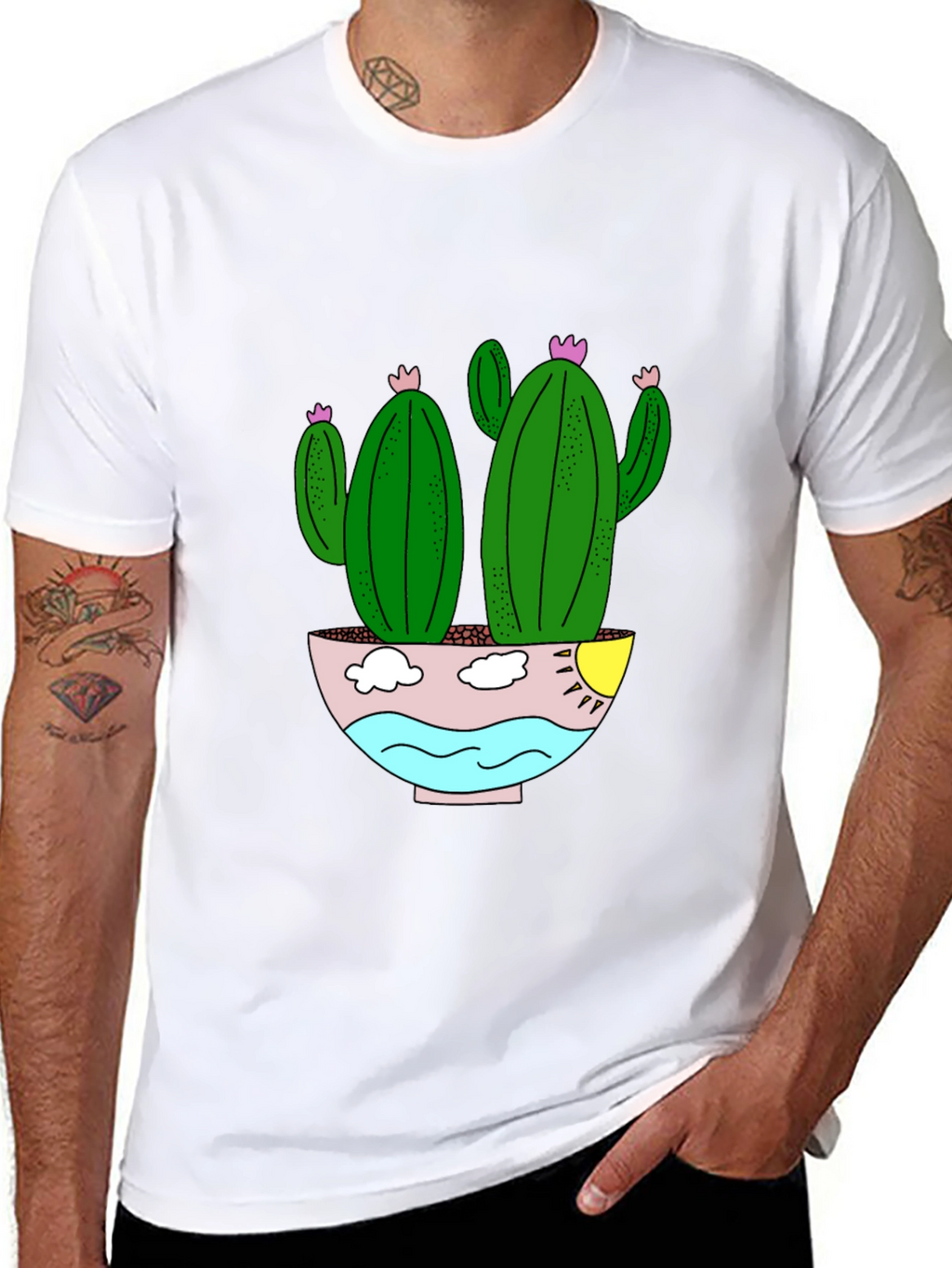 Cactus Bowl Graphic Tee