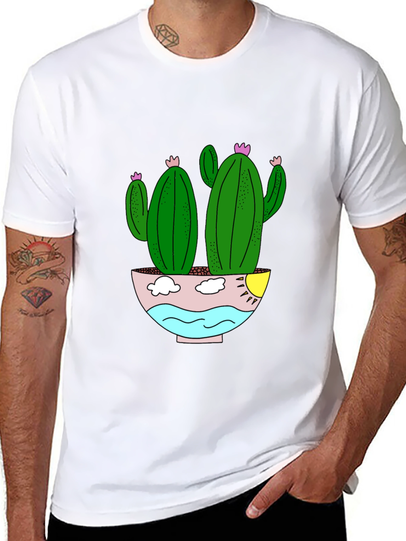 Cactus Bowl Graphic Tee