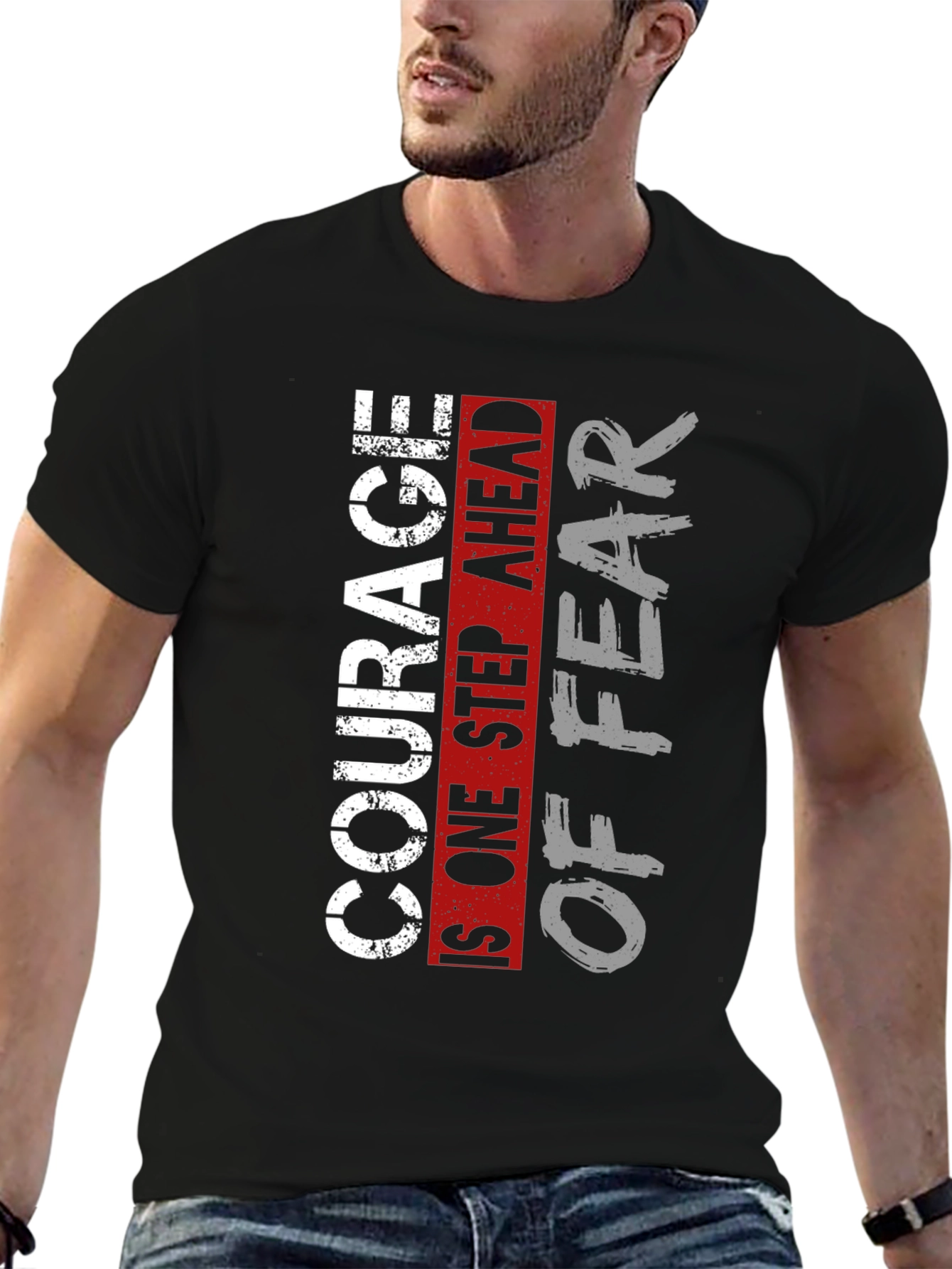 Courage Over Fear Graphic T-Shirt