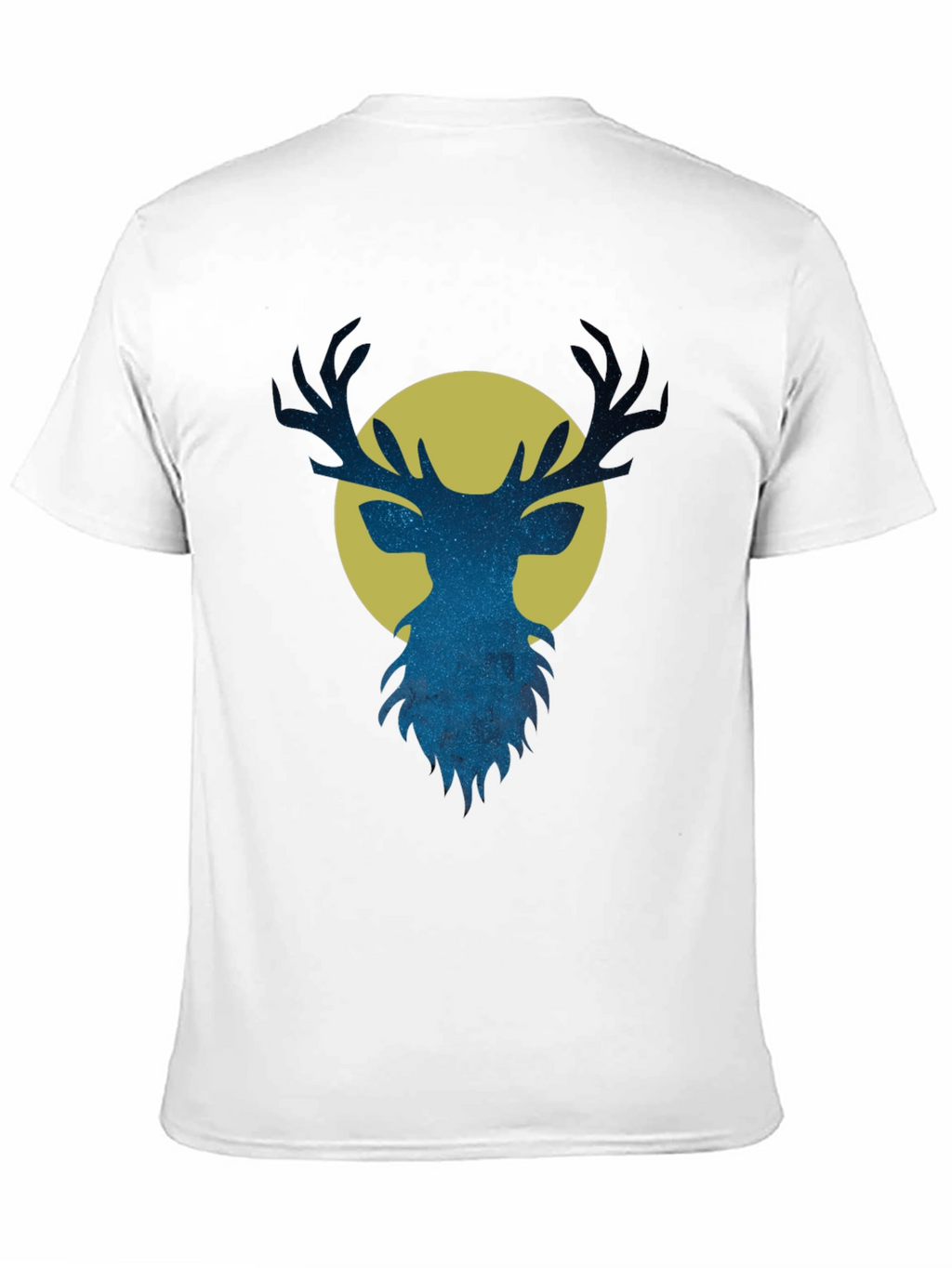 Stargazer Deer Graphic Tee - Mens Black T-Shirt