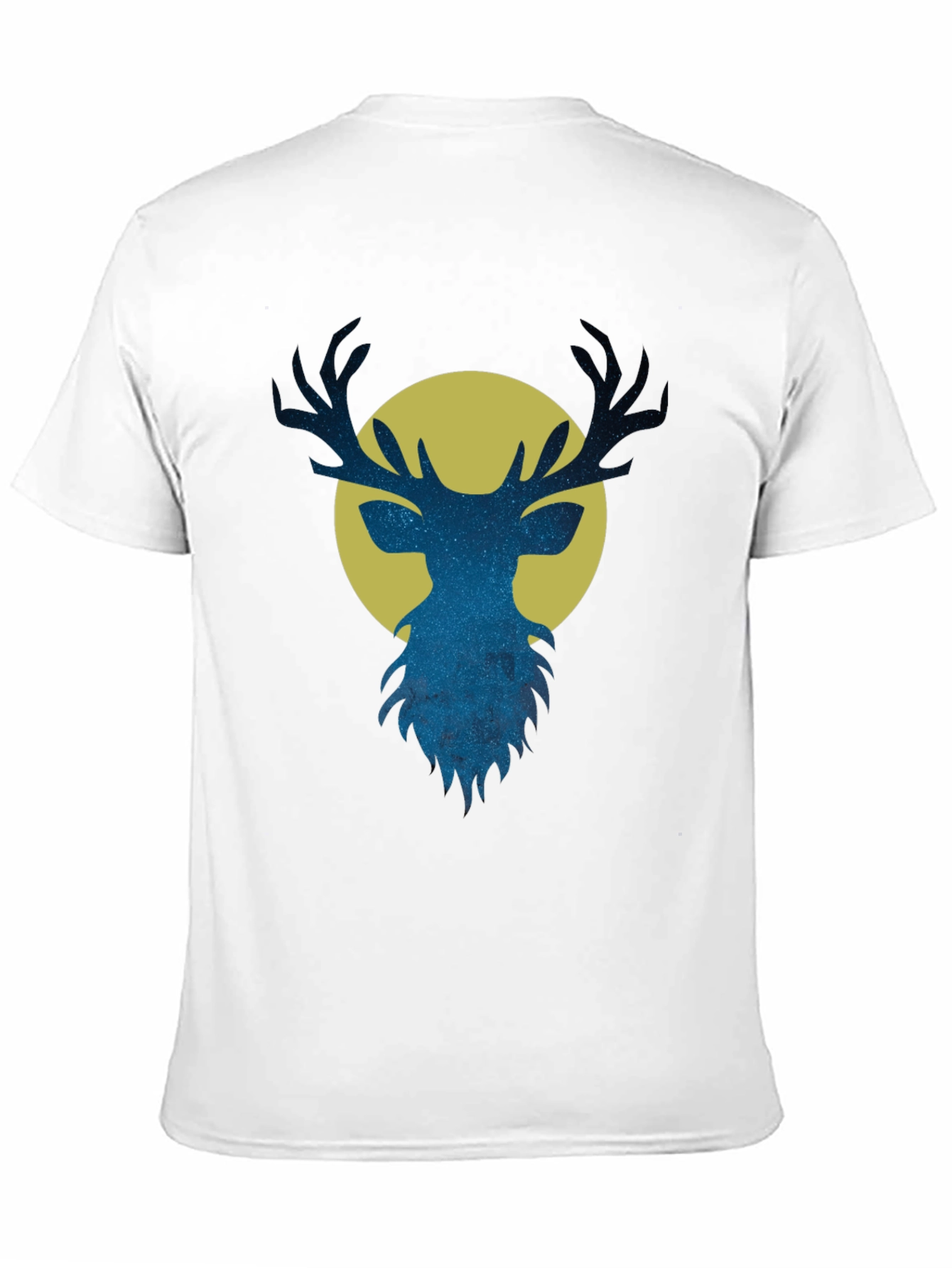 Stargazer Deer Graphic Tee - Mens Black T-Shirt