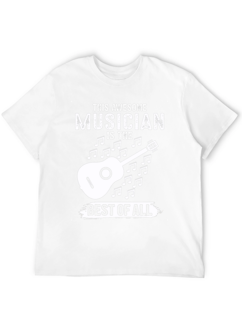 Awesome Musician Guitar Graphic T-Shirt