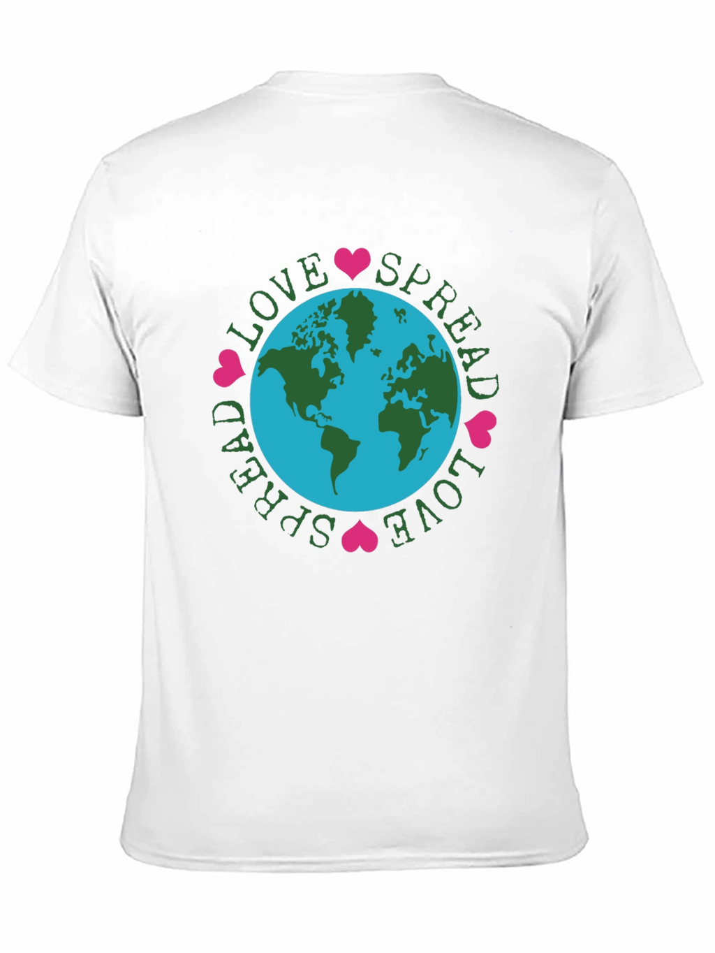 Spread Love Earth Tee - Black Graphic T-Shirt