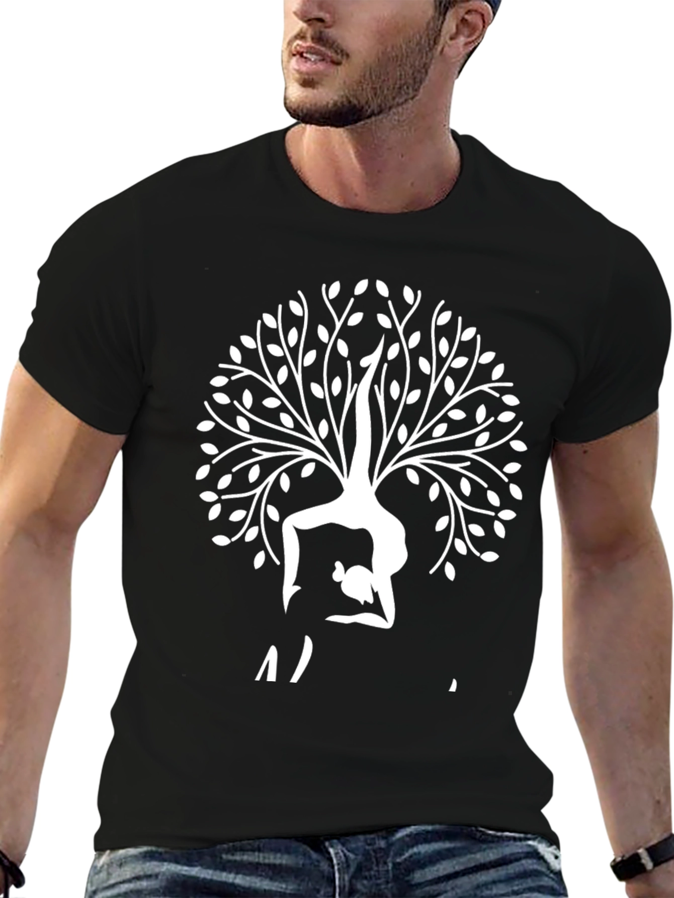 Yoga Tree Pose Graphic T-Shirt