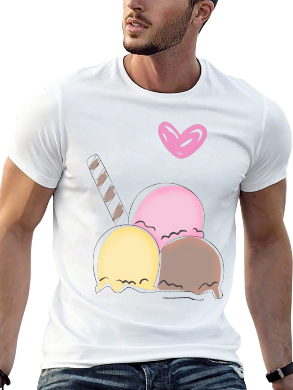 Ice Cream Dessert Graphic Tee
