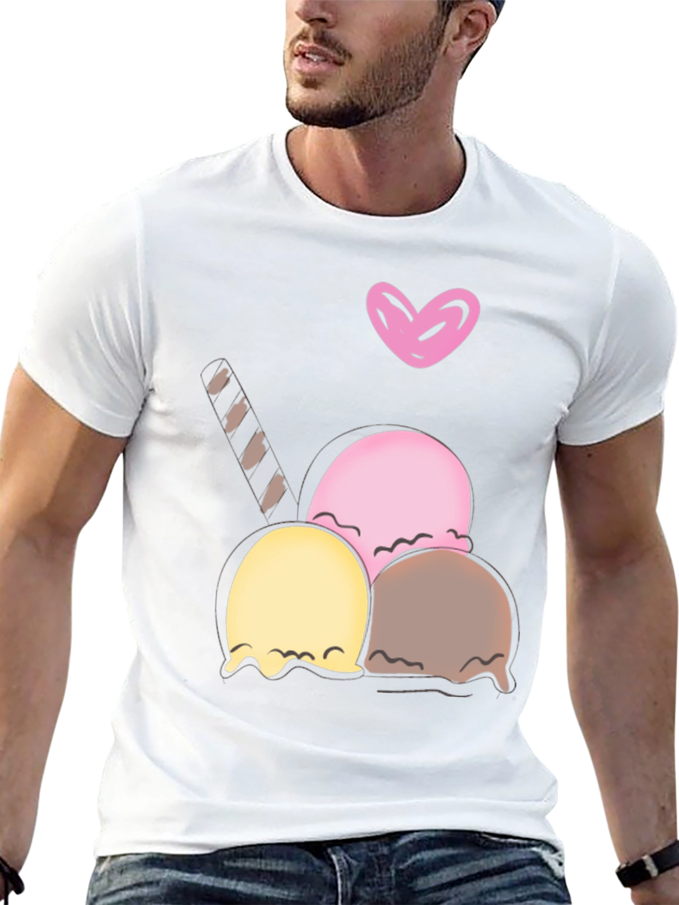 Ice Cream Dessert Graphic Tee