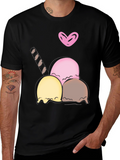 Ice Cream Dessert Graphic Tee