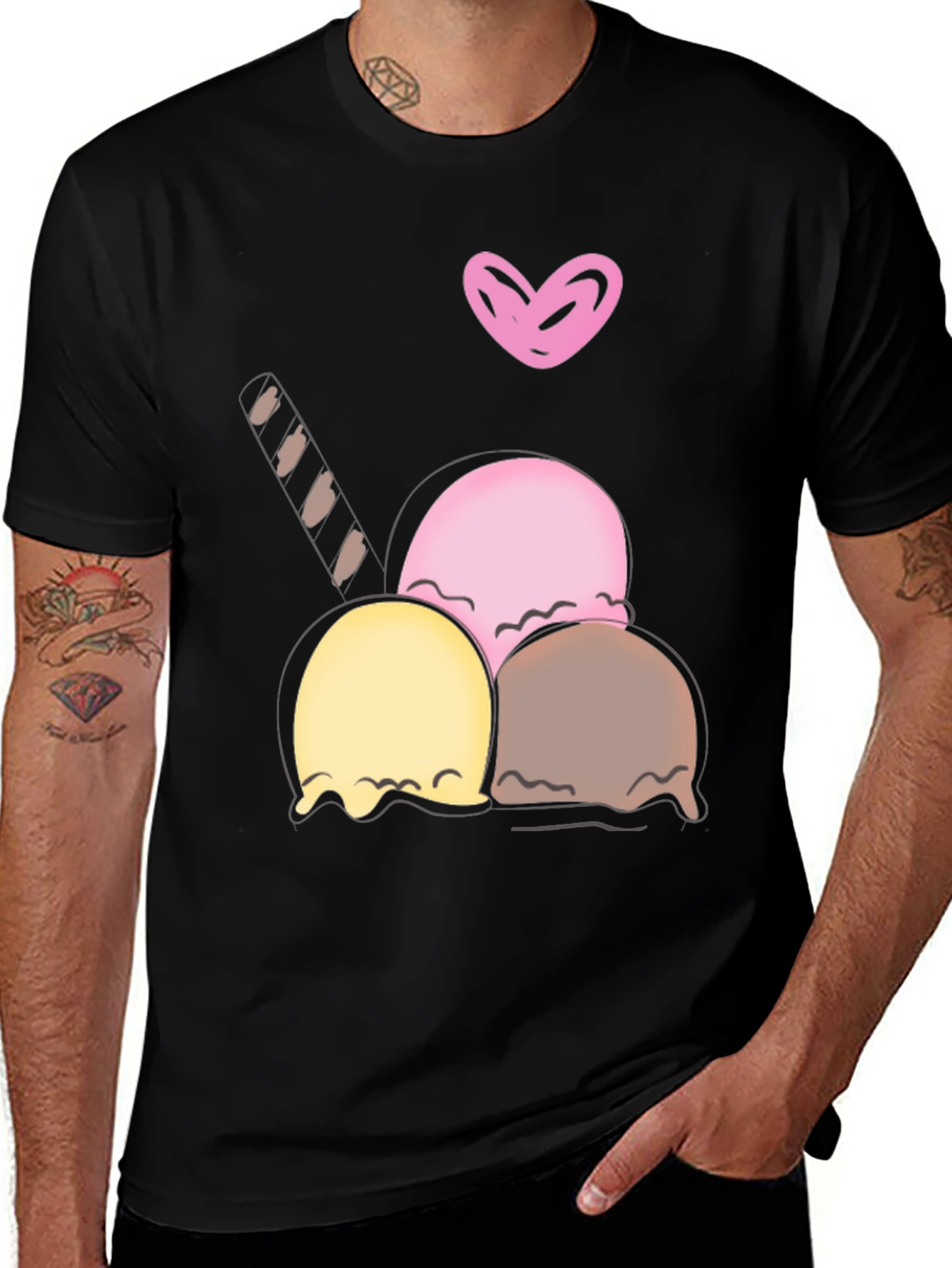 Ice Cream Dessert Graphic Tee