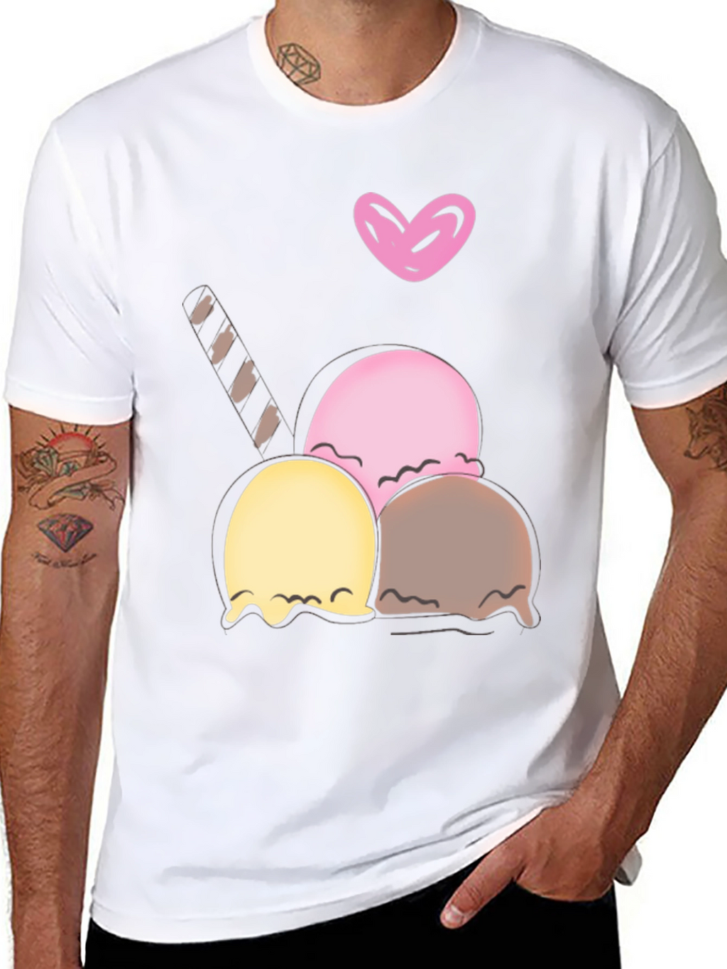 Ice Cream Dessert Graphic Tee