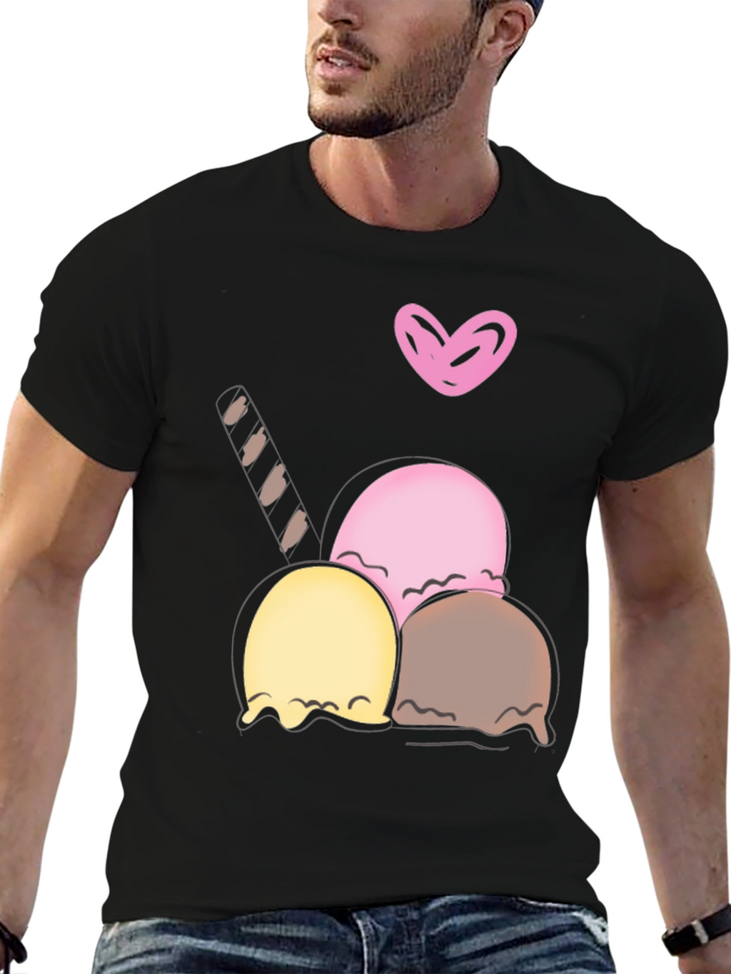 Ice Cream Dessert Graphic Tee