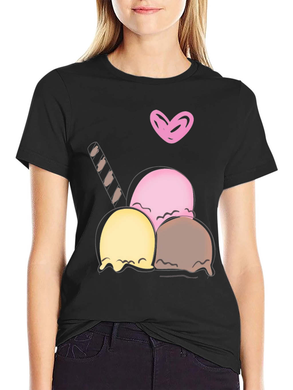 Ice Cream Dessert Graphic Tee