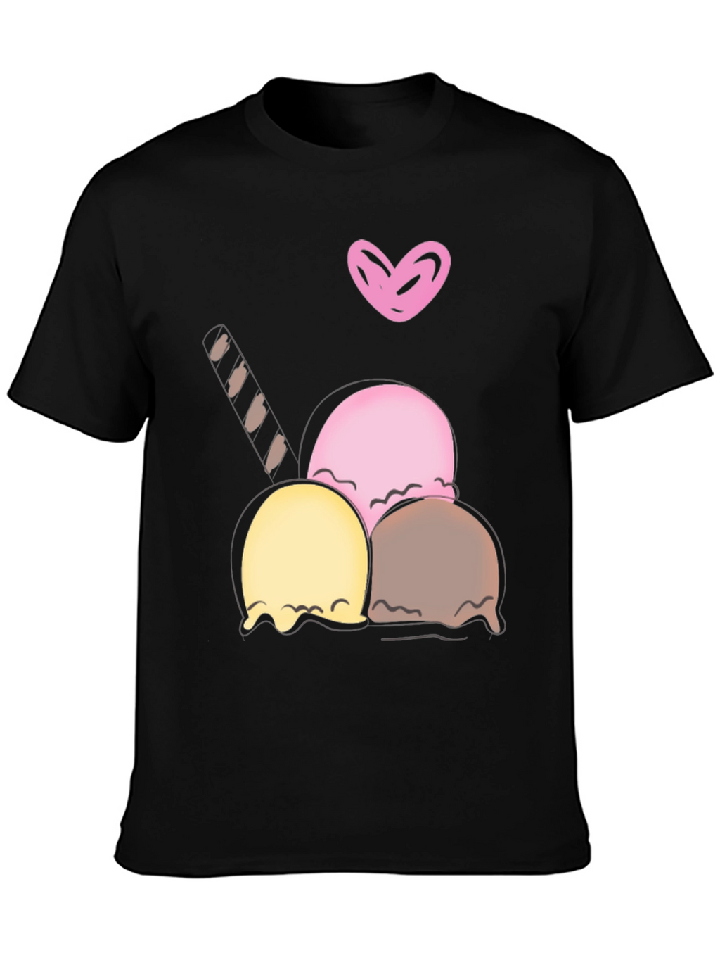 Ice Cream Dessert Graphic Tee