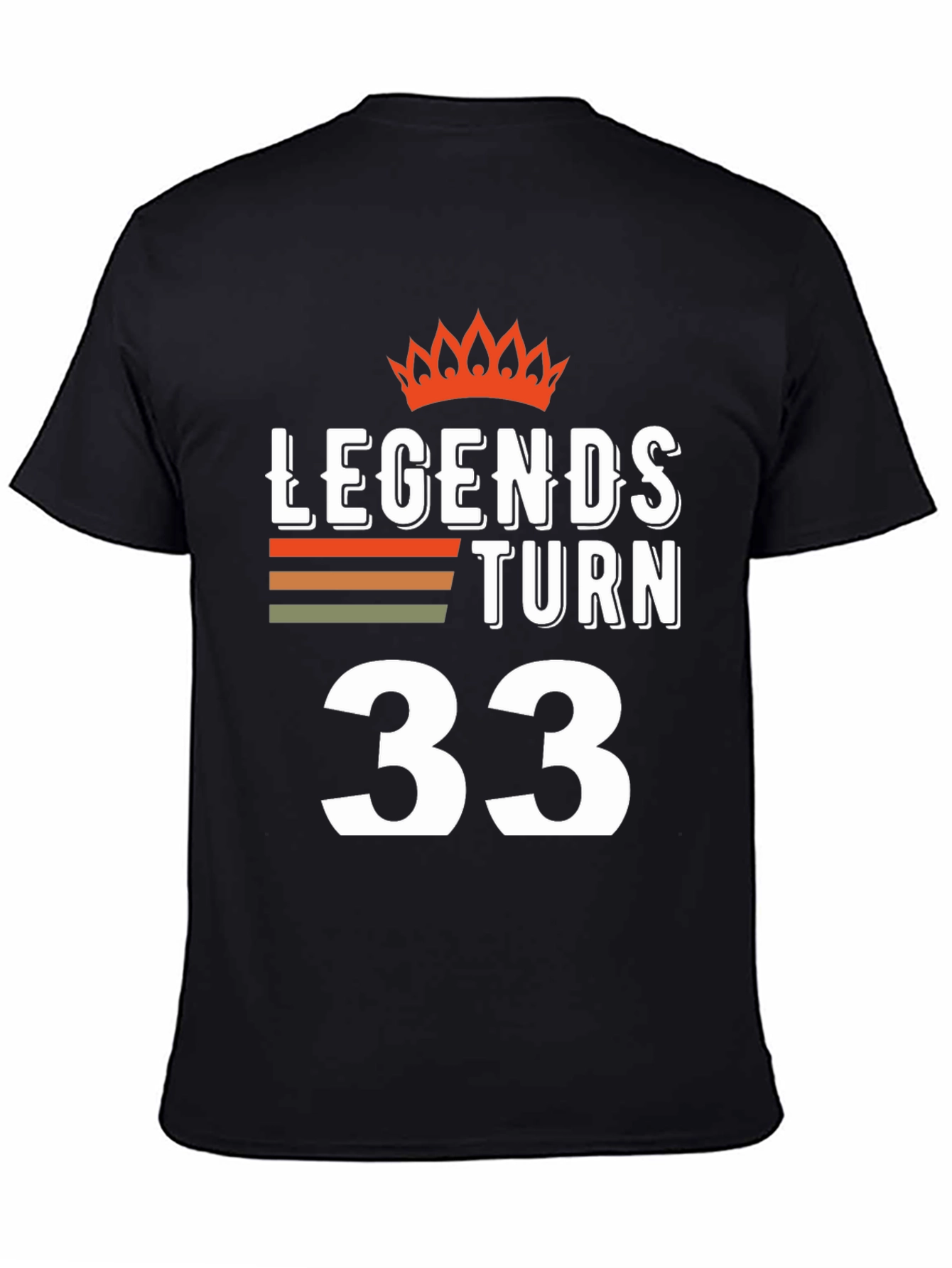 Legends Turn 33 T-Shirt Birthday Gift