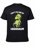 Legissaur T-Shirt - Funny Dinosaur Injury Tee