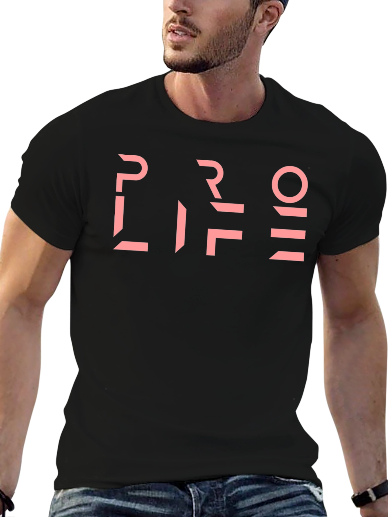 Pro-Life Statement Tee - Bold Graphic Design