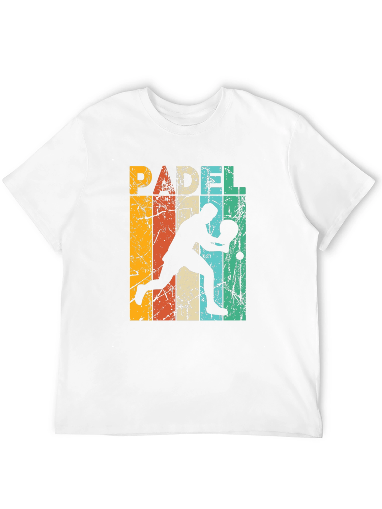Retro Padel Player Graphic Tee