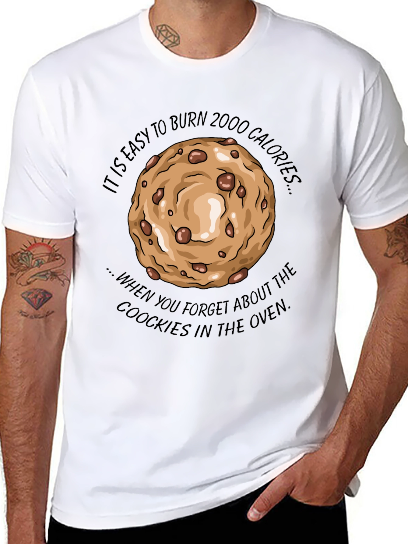 Burn 2000 Calories Cookie T-Shirt