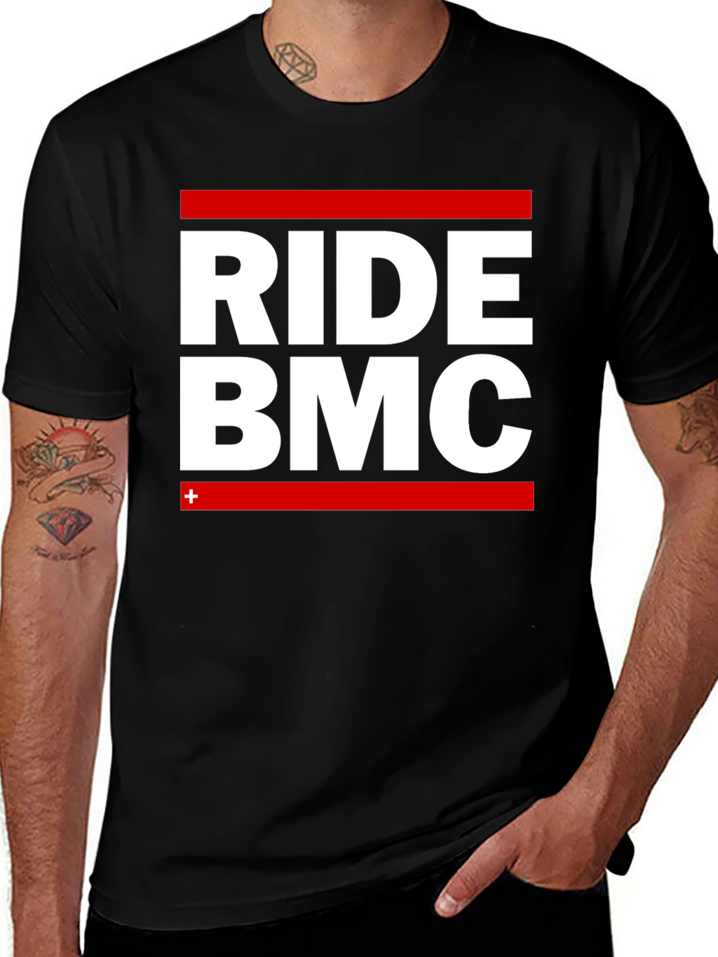 Ride BMC Graphic Tee - Black Cotton T-Shirt