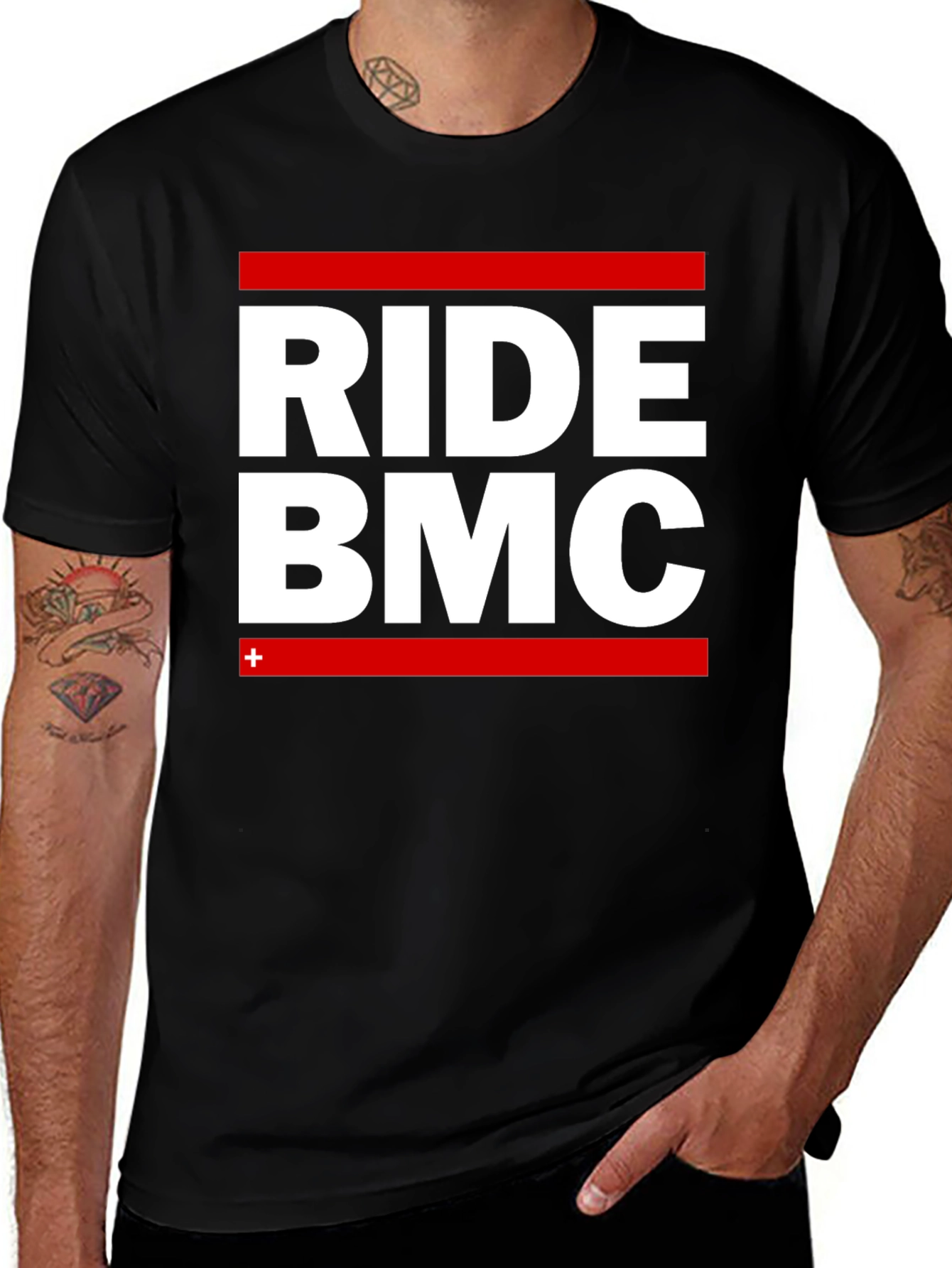 Ride BMC Graphic Tee - Black Cotton T-Shirt