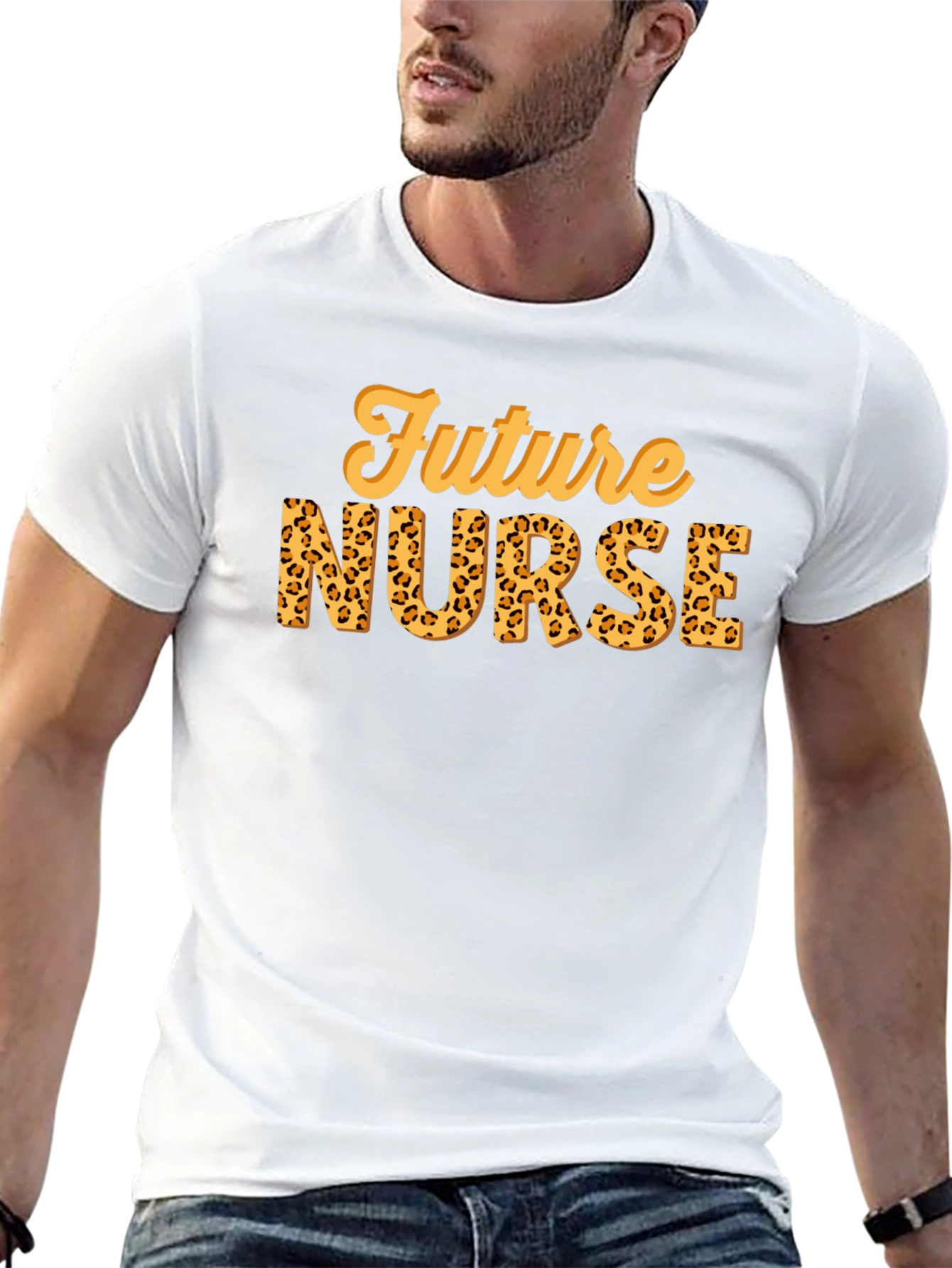 Future Nurse Leopard Print Tee