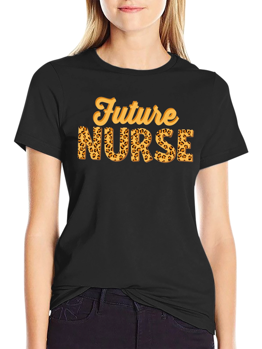 Future Nurse Leopard Print Tee