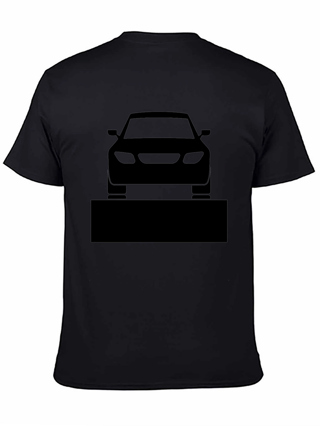 Mens Black Car Graphic T-Shirt