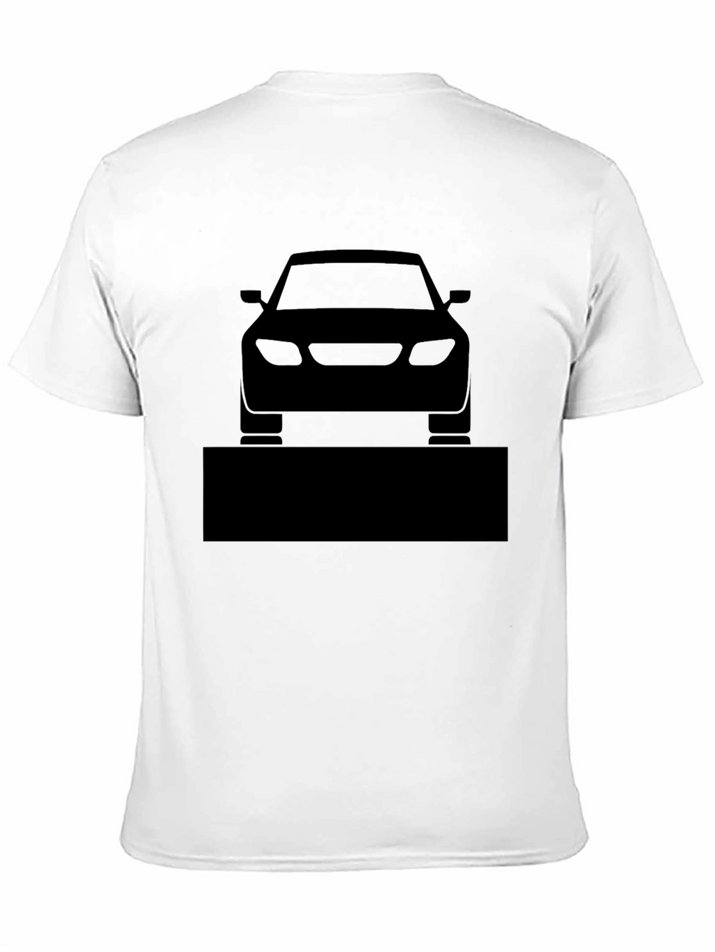Mens Black Car Graphic T-Shirt