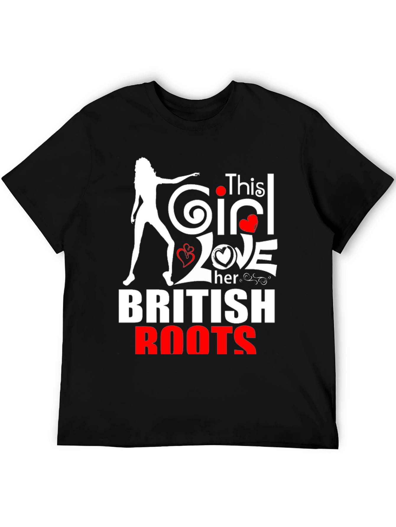 This Girl Loves Her British Roots T-Shirt
