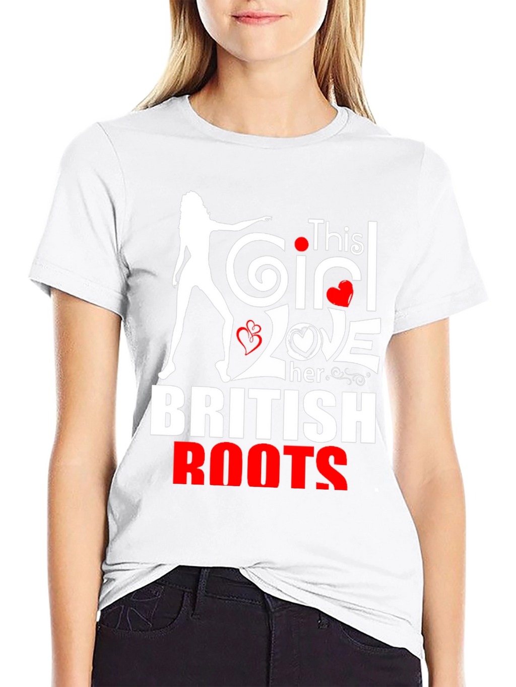 This Girl Loves Her British Roots T-Shirt