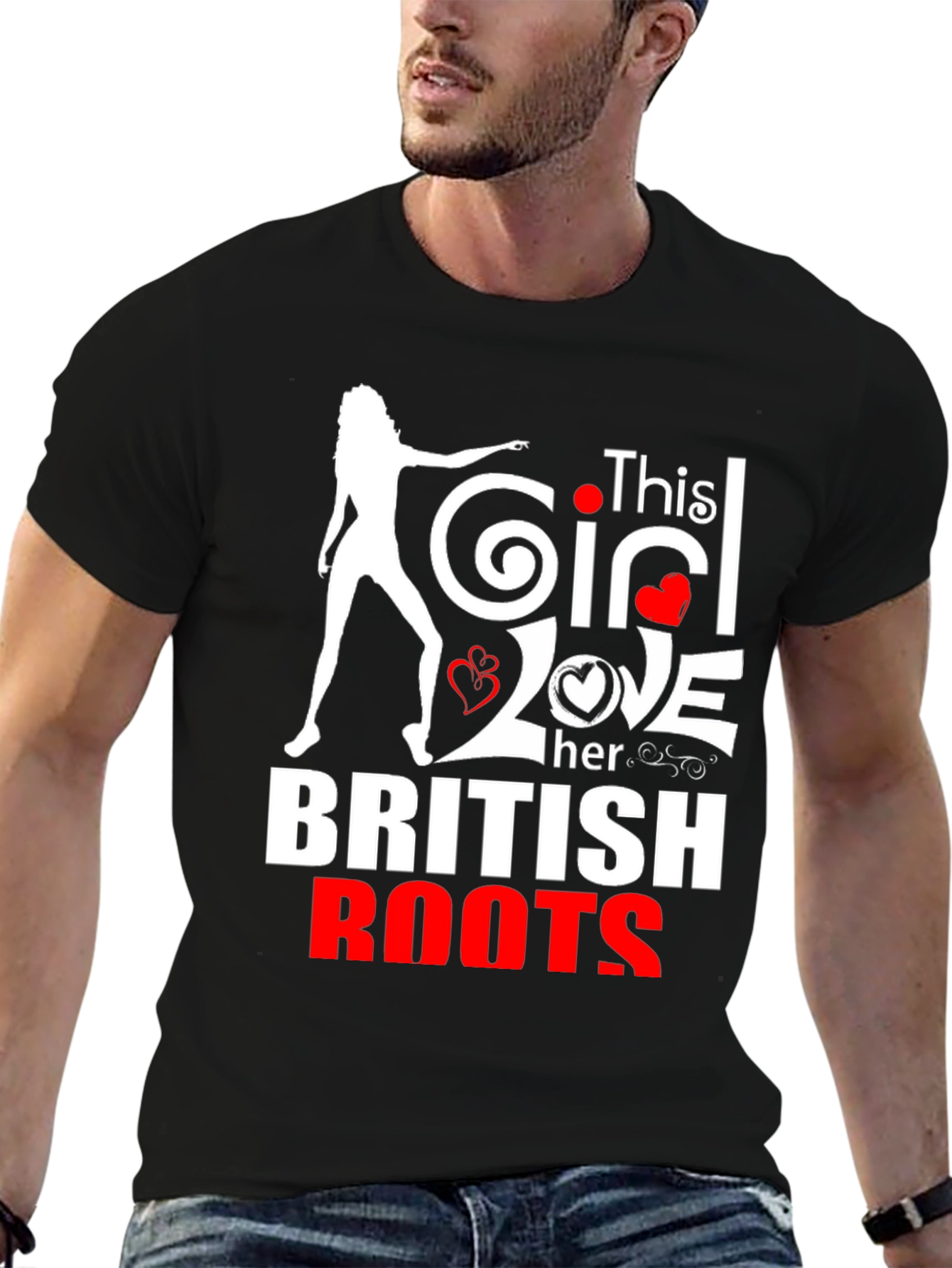 This Girl Loves Her British Roots T-Shirt