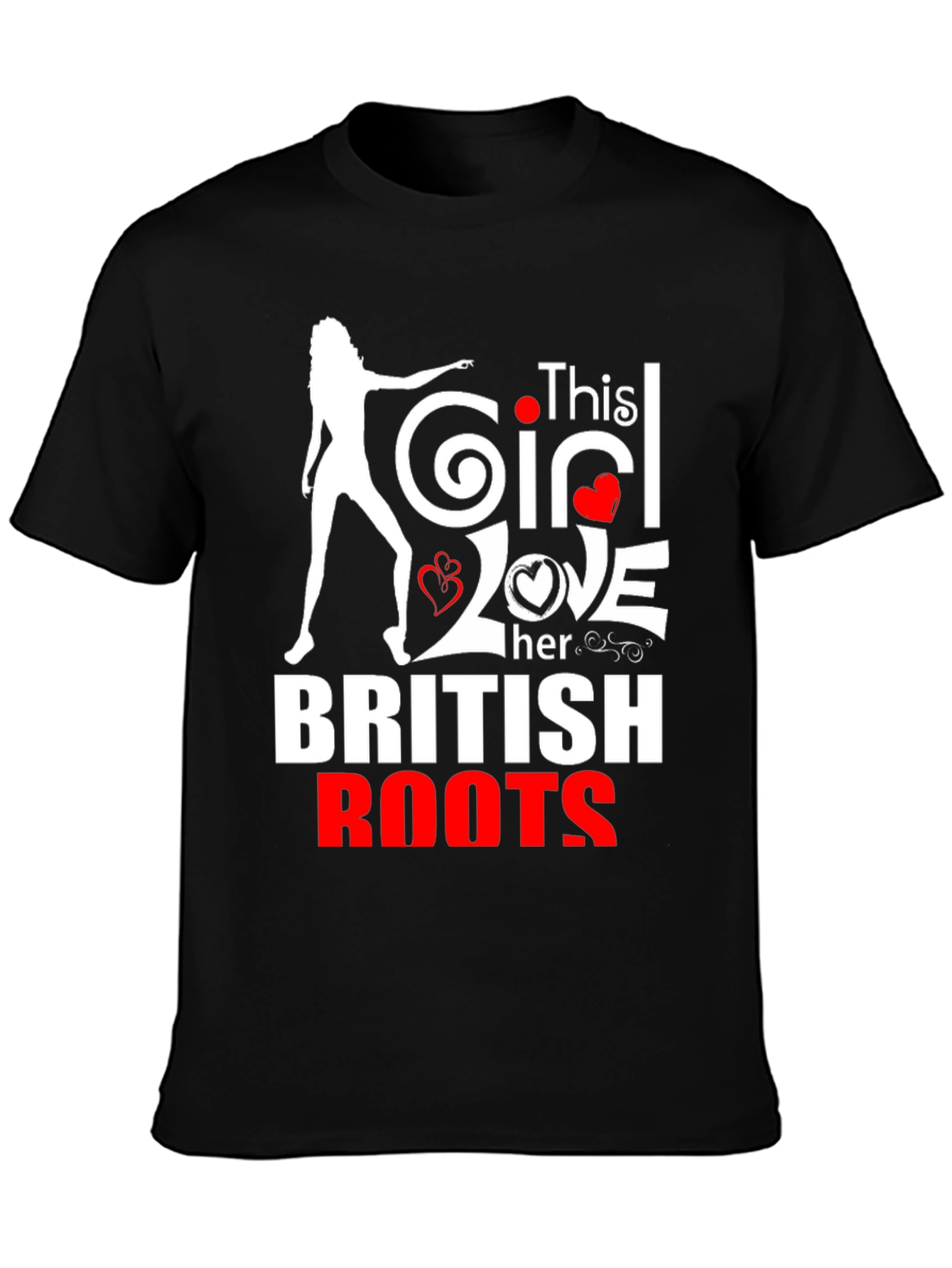 This Girl Loves Her British Roots T-Shirt