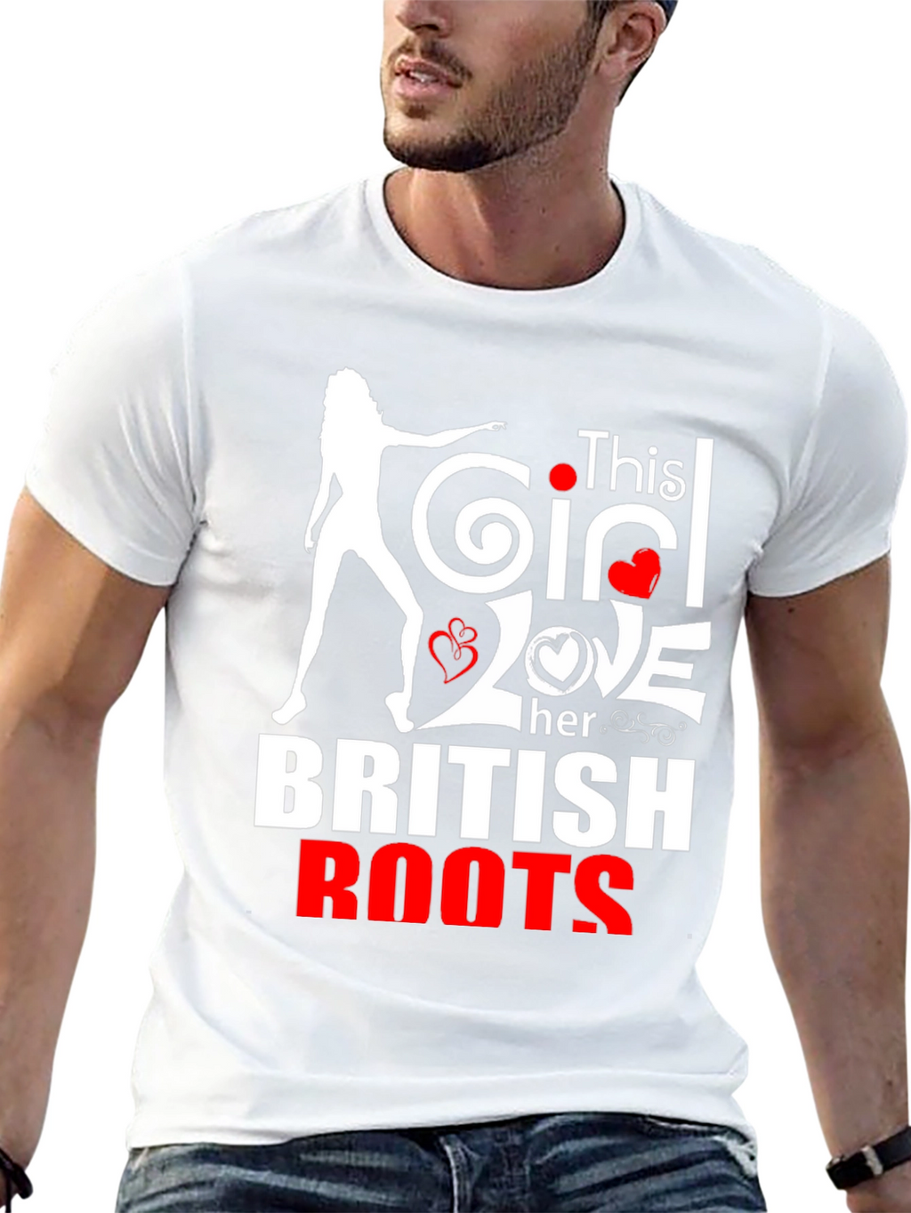 This Girl Loves Her British Roots T-Shirt