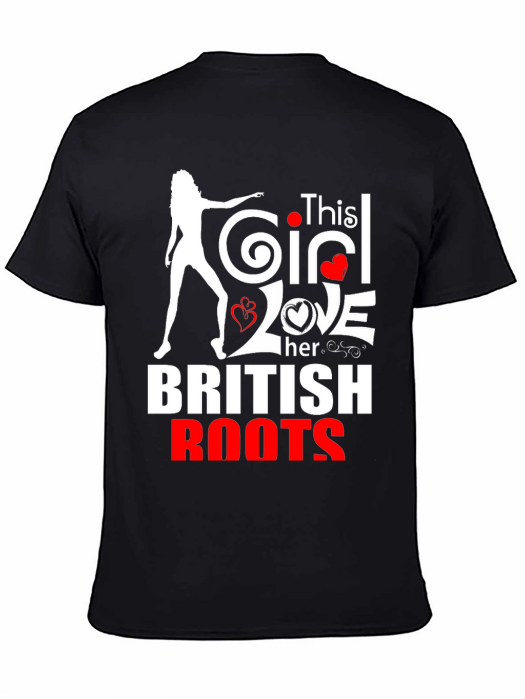 This Girl Loves Her British Roots T-Shirt