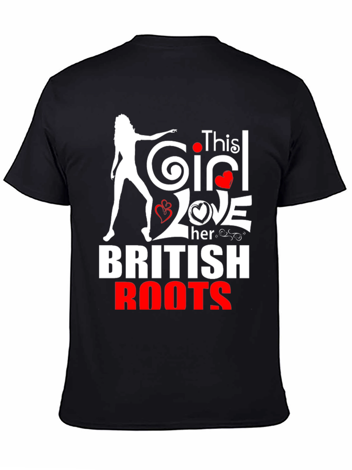 This Girl Loves Her British Roots T-Shirt