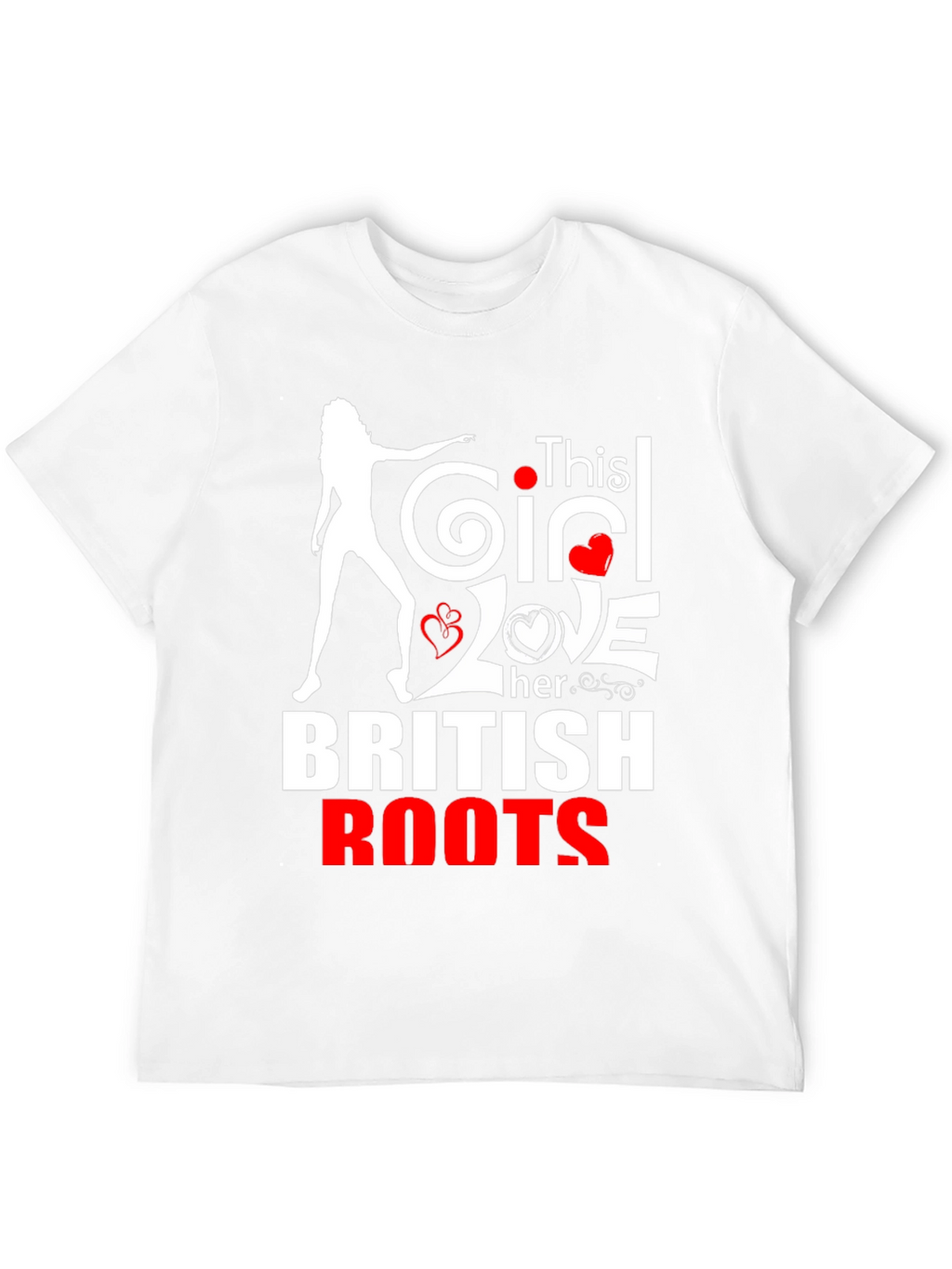 This Girl Loves Her British Roots T-Shirt