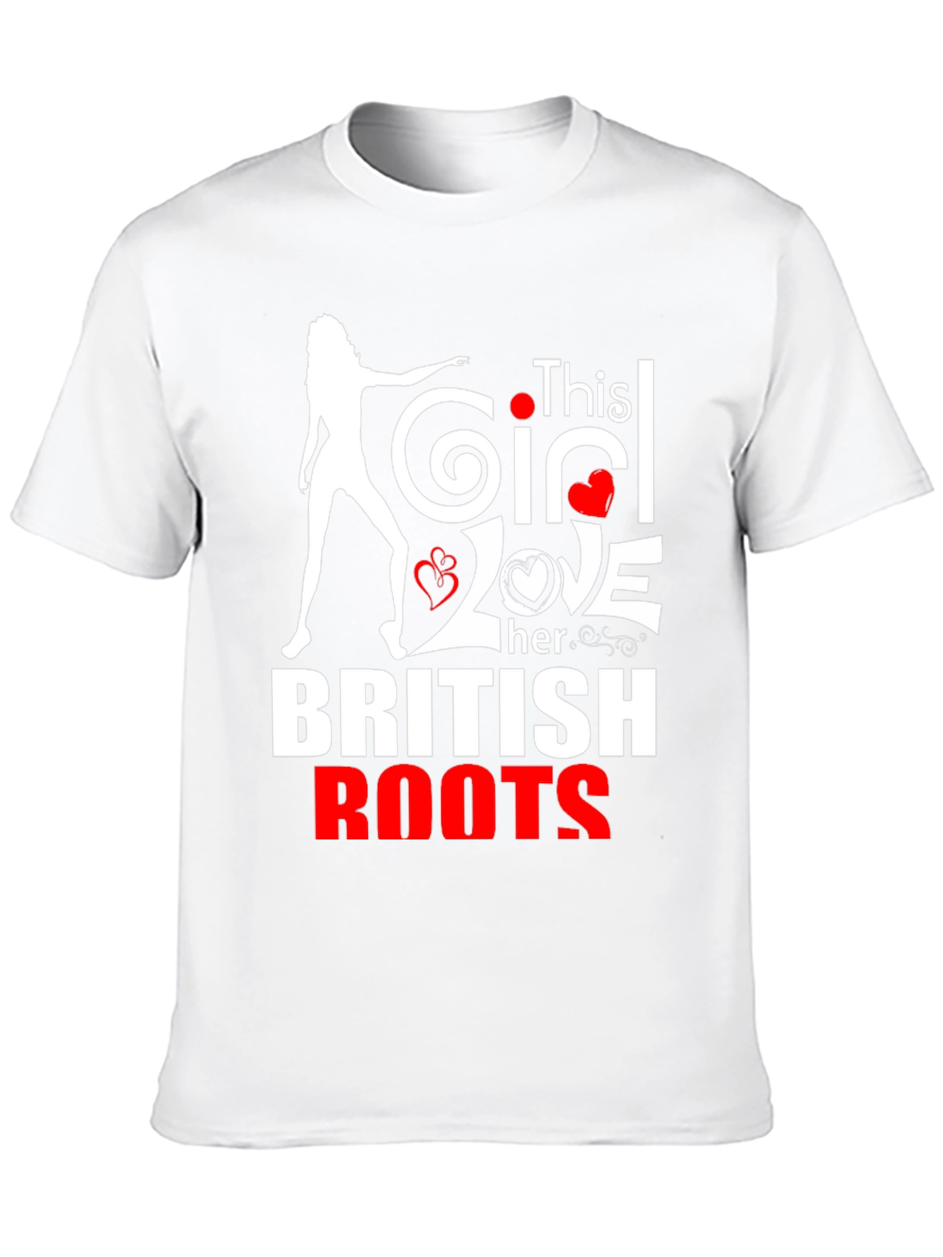 This Girl Loves Her British Roots T-Shirt