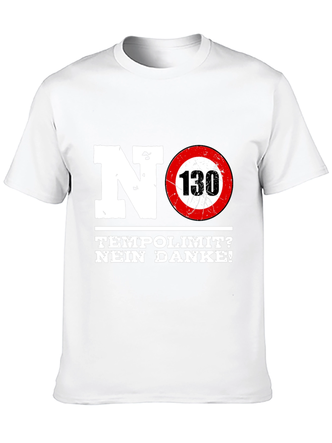 No Speed Limit Graphic Tee - German Autobahn Style