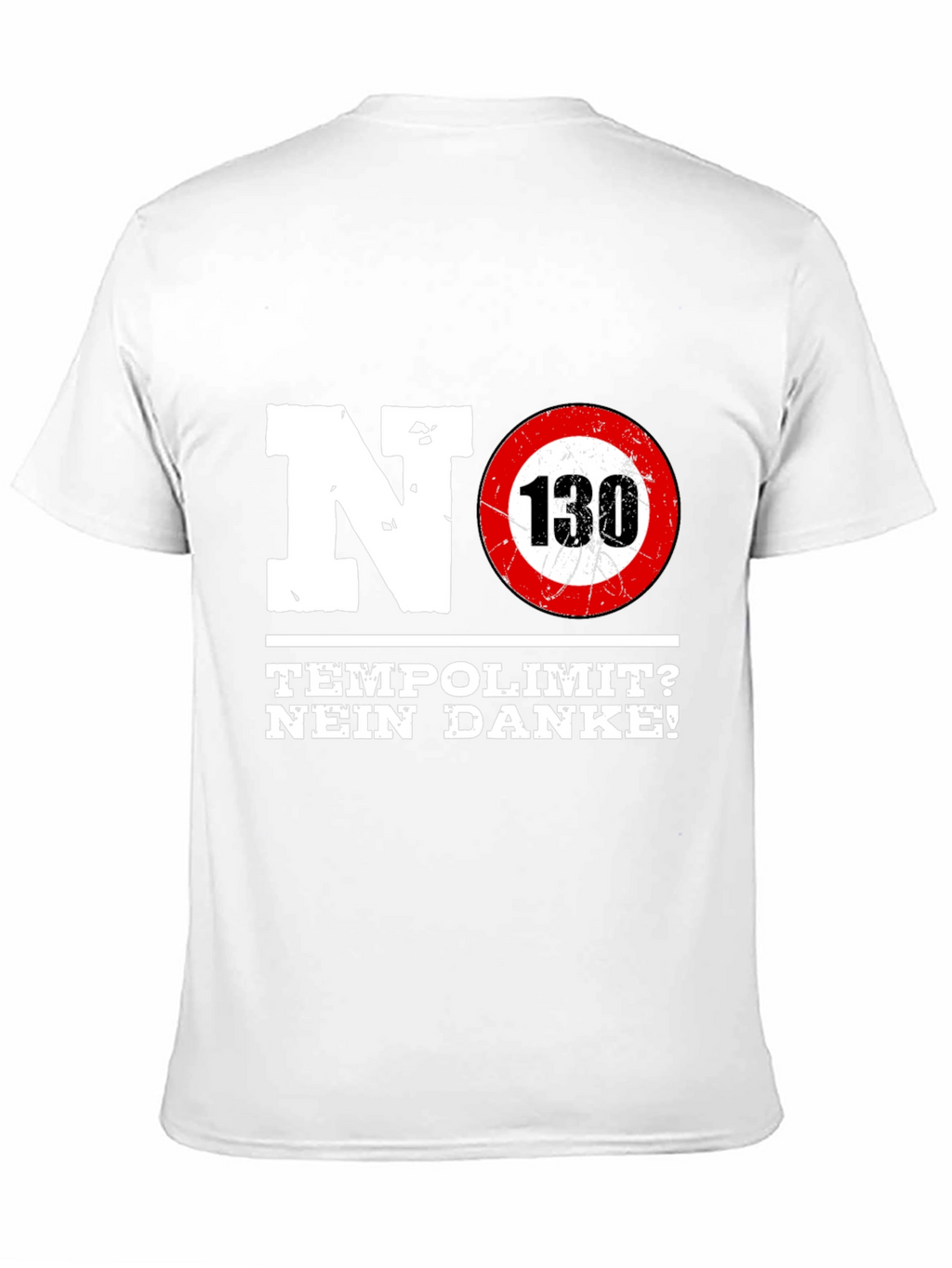 No Speed Limit Graphic Tee - German Autobahn Style