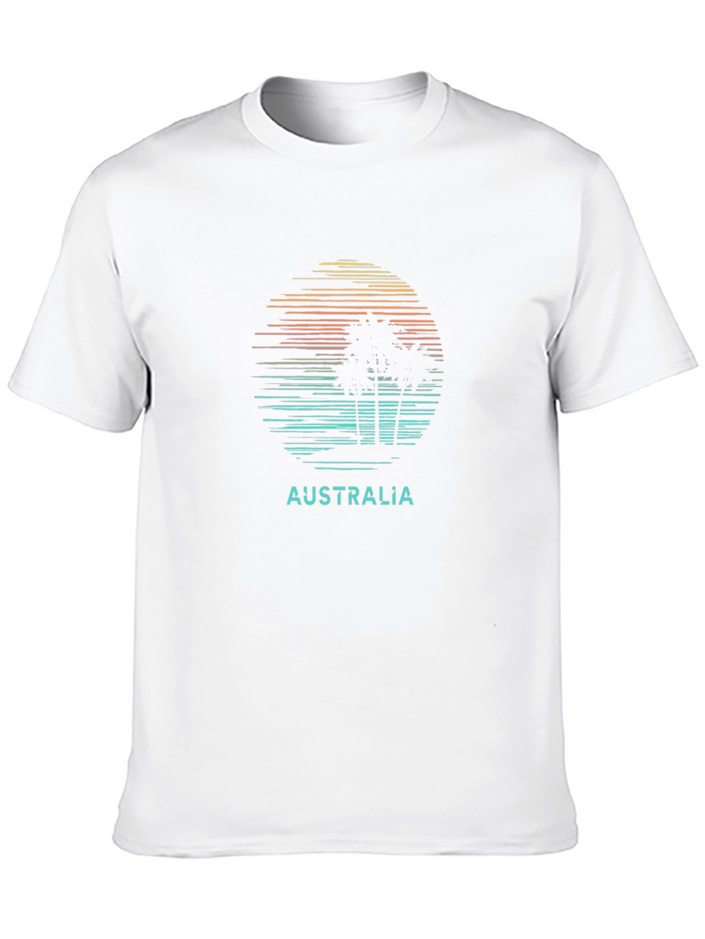 Australia Sunset Palm Tree T-Shirt